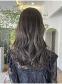 秋カラー◎20代30代小顔ブリーチなし　ミルクティーグレージュ