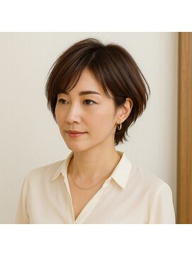 スープレックス ヘアーデザイン(SOUPREX HAIR DESIGN) エレガントショートレイヤー　20代 30代 40代 50代 60代髪質改善