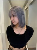 シルバー/シルバーアッシュ/ボブ
