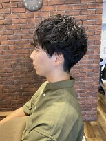 エドゥース(et DOUCE) メンズパーマ×耳だしショート◆20代30代40代