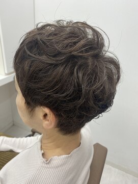 カットハウス ニューヨーク(CUT HOUSE NEW YORK) 刈り上げハンサムショート×パーマ