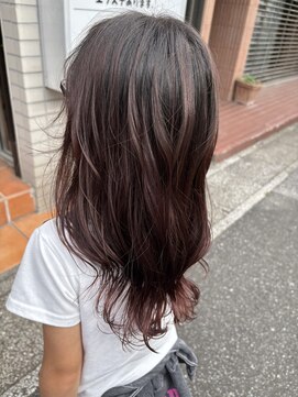 インディゴブルー バーム店(INDIGO BLUE) ブリーチなしピンクブラウン