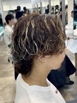 フィフスパーク(fifth PARK) 渋谷メンズハイライトカラー緩めシャドウパーマメッシュカラー