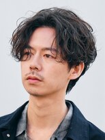 バイフィフス 原宿/表参道(by fifth)&nbsp;原宿シャドウパーマメンズカットシースルーマッシュ無造作微分け