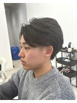 ウィル バイ ブラウン(Vir by Brown)&nbsp;MEN’S HAIR/フェザーパーマ/毛流れパーマ/藤沢美容院