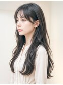 韓国レイヤー/アッシュグレー透明感カラー春ブリーチなしp大宮