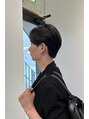 クーラアオヤマ(Cura Aoyama)&nbsp;メンズ縮毛矯正。自然なストレートスタイル