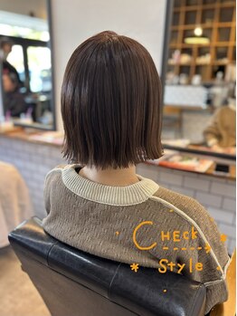 バズヘアガーデン(Bazz hair garden)の写真/再現性◎持ちがいい、頑張らないのにちゃんと可愛いボブ