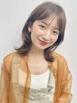 ファナ ブルーム(fha-na bloom)&nbsp;☆ ミディアムレイヤー シースルーバング☆イメチェン韓国風