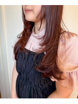 ドレープ(DRAPE)&nbsp;ピンクカラー×レイヤーカット＊