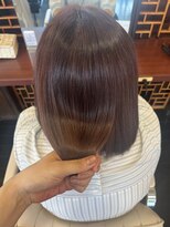 シュブデザイン クレイル 黒磯店 髪質改善トリートメント+ピンク