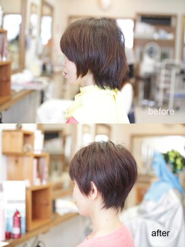 サロンドベル(Salon de Belle) [Salon de Belle 豊中]３０代からの大人女子へ　ショートヘア