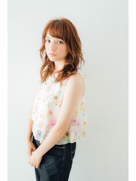 ラクシス 新都心店(Luxis) 【Luxis 仲間千華】フェミニンセミディ