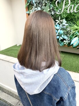 アフロートpd+ KOBE(AFLOATpd+) 【神戸三宮】オススメ初カラー！！ブリーチなしベージュカラー