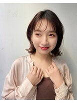 エマ ギンザ(EMMA GINZA)&nbsp;大人可愛い小顔外ハネショートボブ20代30代40代