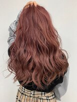大人かわいいコテ巻き＊ピンクベージュ＊カール2ZinaCENTRAL