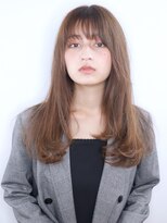 アイティーバイアルバム 藤沢店(IT by ALBUM)&nbsp;ナチュラルストレート_オリーブカラーハイライトカラー_8094