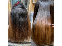 デュープ ヘアー(Dupe hair)の雰囲気（ツヤ髪縮毛矯正、うねりのきつい方ご相談ください）