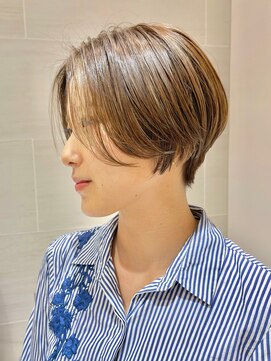 マックス フォー ヘアー(MAX FOR HAIR) 【デザインカラー】ハンサムショート×細めハイライト◎