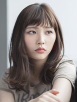 エミュ 表参道 青山(emu)&nbsp;【emu井上信洋】オン眉前髪とゆるくびれヘア[ペールベージュ]