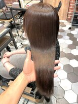 シェノン 武庫之荘(CHAINON)&nbsp;髪質改善外ハネボブ/ペールベージュ/大人可愛いセクションカラー