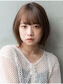 小顔ヘア/ボブ/大人可愛い/アッシュベージュ/20代30代40代