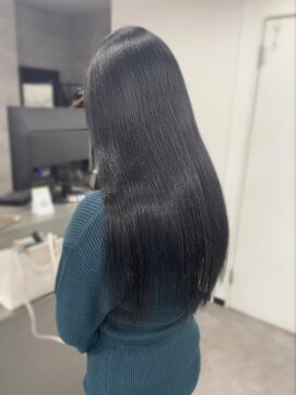 オズ 梅田店(OZ) 透明感＋艶髪！校則にかからない！韓国風暗めネビージュカラー