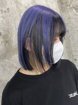 ココ 本八幡(KOKO)&nbsp;□黒髪クラゲヘアーオリーブグレー小顔ココアベージュミニボブ