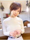 大人かわいい大人ショート