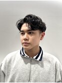 【寺本】メンズセンターパートパーマ！