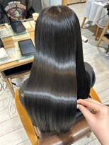 プラグ バイ ネオリーブ(plug by neolive) チェリーブラウン×髪質改善[髪質改善/縮毛矯正/韓国]韓国A〇