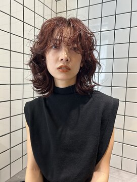 シスタ 二子玉川(SiSTA) パーマウルフ/ミディアムパーマ/パーマレイヤー