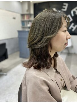 アデプト 北千住店(adept) ★インナーカラー　くびれヘア【北千住】