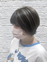 ソワン ドゥ ブレス 立花店(soin de brace) デザインカラー×コントラストハイライト/小顔【高嶋仰】