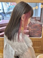 シエン 恵比寿(CIEN)&nbsp;抜けた後も綺麗なピンクのインナーカラー ♪