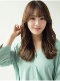 10代20代30代大人かわいい小顔韓国へア艶感アッシュグレージュ