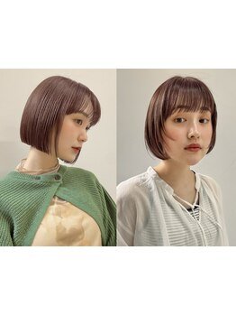 似合わせカットで小顔みせ◎口コミ★4.8の高評価技術で骨格に合わせた髪型に！[表参道/ショート/ボブ]
