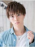 一歩リードの爽やか長めバングマットブラウンウルフヘアb新所沢
