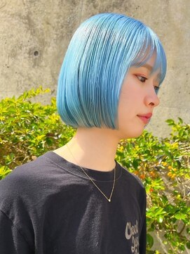 デビュー 沖縄泡瀬店(Debut) こなれミディ/イメチェン/前髪/アンブレラカラー/ウェーブパーマ