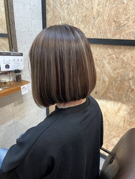 バロン(baron.) 白髪ぼかし細めハイライト