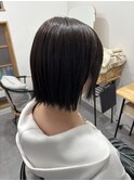 切りっぱなしボブ