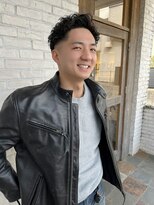 ラパンセ ブルー(LA PENSEE BLEU)&nbsp;【LA　PENSEE】短髪ツーブロック束感モテる黒髪パーマ