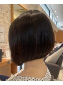 酸性ストレート×ボブスタイル