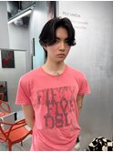 サーフカール/スパイキーショート/ブルーブラック/梅田