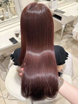 ザックラフィネ(ZACC raffine) チェリーレッド/ワンカラー/チェリーピンク/レイヤーカット