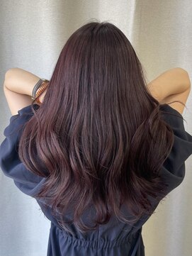 クアトロ グランシュ 川崎店(QUATRO × GranCieux) ブリーチなしワインレッドカラー