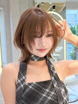 ロンドリメゾン 原宿(Lond re Maison.)&nbsp;暗めカラー/ボブ/顔周り/前髪/レイヤー/髪質改善/縮毛矯正/原宿