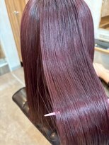 ベリテ 津田沼駅前店(verite)&nbsp;着物ヘア/ダークアッシュ/ミディアムレイヤーカット津田沼駅前