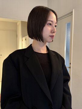 トッド(tod) ボブ/グレージュ/ブラウンベージュ/縮毛矯正【丸の内/名古屋】