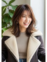 フルショウ 栄店(FURUSHO)&nbsp;ココアブラウン/ミディアムレイヤー/ハッシュカット/